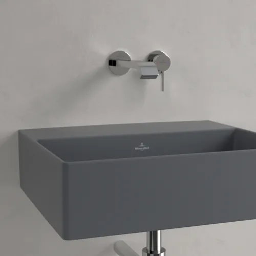 VILLEROY BOCH Umyvadlo Memento 2.0, 500 x 420 x 140 mm, Graphite CeramicPlus, bez přepadu #4A2253I4, obrázek 6