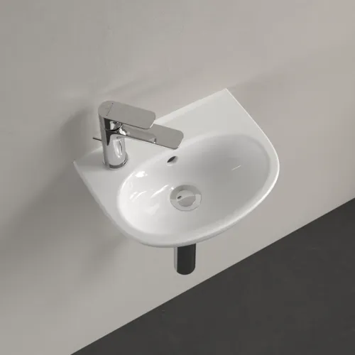 VILLEROY BOCH Umyvadlo O.novo, 360 x 275 x 145 mm, bílé Alpine, s přepadem #43403L01, obrázek 5