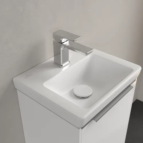 VILLEROY BOCH Umyvadlo Subway 3.0, 370 x 305 x 130 mm, Stone White CeramicPlus, bez přepadu #437038RW, obrázek 7