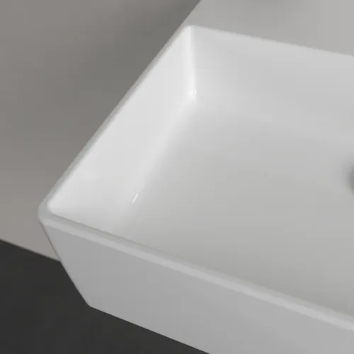 VILLEROY BOCH Umyvadlo Memento 2.0, 500 x 420 x 140 mm, White Alpine CeramicPlus, bez přepadu, leštěné #4A225FR1, obrázek 6
