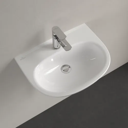VILLEROY BOCH Umyvadlo O.novo, 500 x 380 x 160 mm, bílé Alpine CeramicPlus, bez přepadu #434051R1, obrázek 5