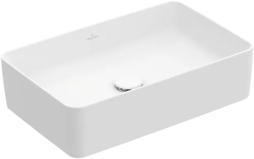 VILLEROY BOCH Umyvadlo na desku Collaro, 560 x 360 x 145 mm, Stone White CeramicPlus, bez přepadu #4A2056RW