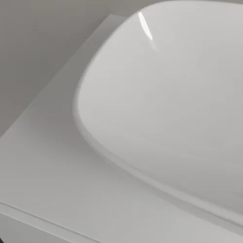 VILLEROY BOCH Umyvadlo na desku Loop & Friends, 560 x 380 x 120 mm, bílá Alpine CeramicPlus, bez přepadu #4A4901R1, obrázek 6