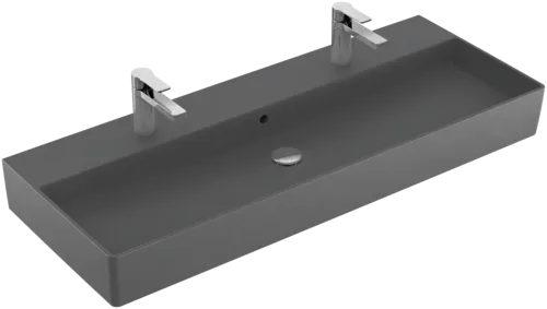 VILLEROY BOCH Umyvadlo Memento 2.0, 1200 x 470 x 150 mm, Graphite CeramicPlus, s přepadem #4A22C4I4