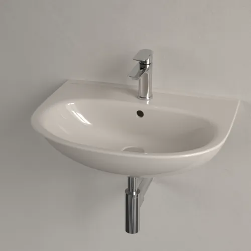 VILLEROY BOCH Umyvadlo O.novo, 600 x 460 x 180 mm, Pergamon CeramicPlus, s přepadem #4A4060R3, obrázek 4