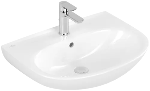 VILLEROY BOCH Umyvadlo O.novo, 600 x 460 x 180 mm, bílé Alpine CeramicPlus, s přepadem #4A4060R1