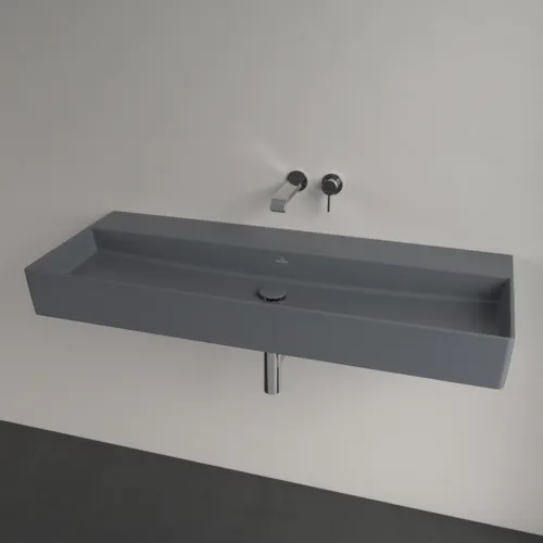 VILLEROY BOCH Umyvadlo Memento 2.0, 1200 x 470 x 150 mm, Graphite CeramicPlus, bez přepadu #4A22C3I4, obrázek 3