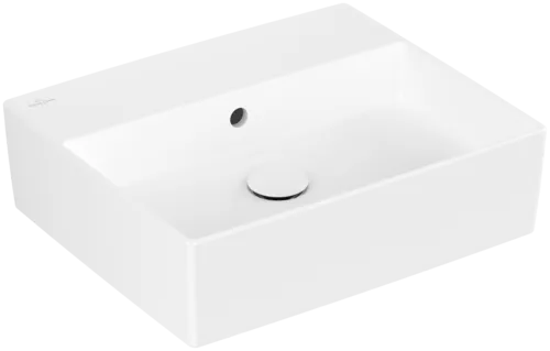 VILLEROY BOCH Memento 2.0 umyvadlo na desku, 498 x 420 x 139 mm, Stone White CeramicPlus, s přepadem #4A0752RW