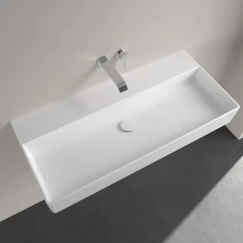 VILLEROY BOCH Umyvadlo Memento 2.0, 1000 x 470 x 135 mm, bílá Alpine CeramicPlus, bez přepadu #4A22A3R1, obrázek 5