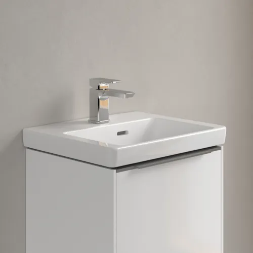 VILLEROY BOCH Umyvadlo Subway 3.0, 450 x 370 x 145 mm, bílá Alpine CeramicPlus, s přepadem #4370FKR1, obrázek 2