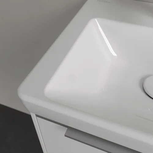 VILLEROY BOCH Umyvadlo Subway 3.0, 450 x 370 x 145 mm, bílá Alpine CeramicPlus, s přepadem #4370FKR1, obrázek 5
