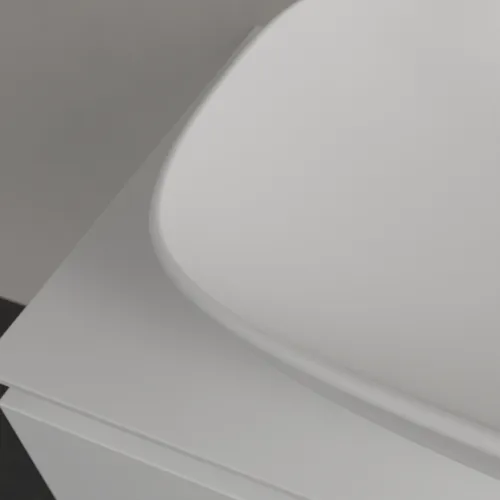 VILLEROY BOCH Umyvadlo na desku Loop & Friends, 620 x 420 x 120 mm, Stone White CeramicPlus, s přepadem #4A5000RW, obrázek 5