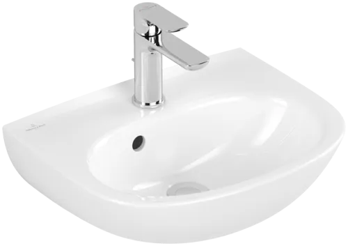 VILLEROY BOCH Umyvadlo O.novo, 450 x 360 x 160 mm, bílé Alpine CeramicPlus, s přepadem #434045R1