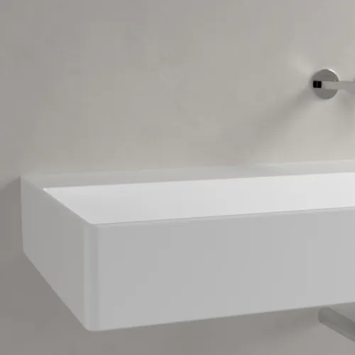 VILLEROY BOCH Umyvadlo Memento 2.0, 1200 x 470 x 150 mm, Stone White CeramicPlus, bez přepadu #4A22C3RW, obrázek 6