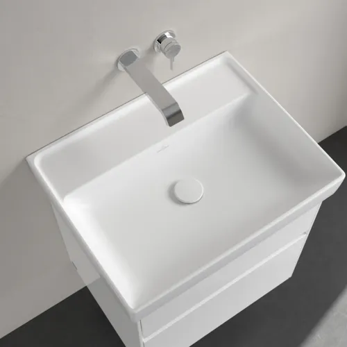 VILLEROY BOCH Umyvadlo Collaro, 600 x 470 x 160 mm, Stone White CeramicPlus, bez přepadu #4A3363RW, obrázek 4