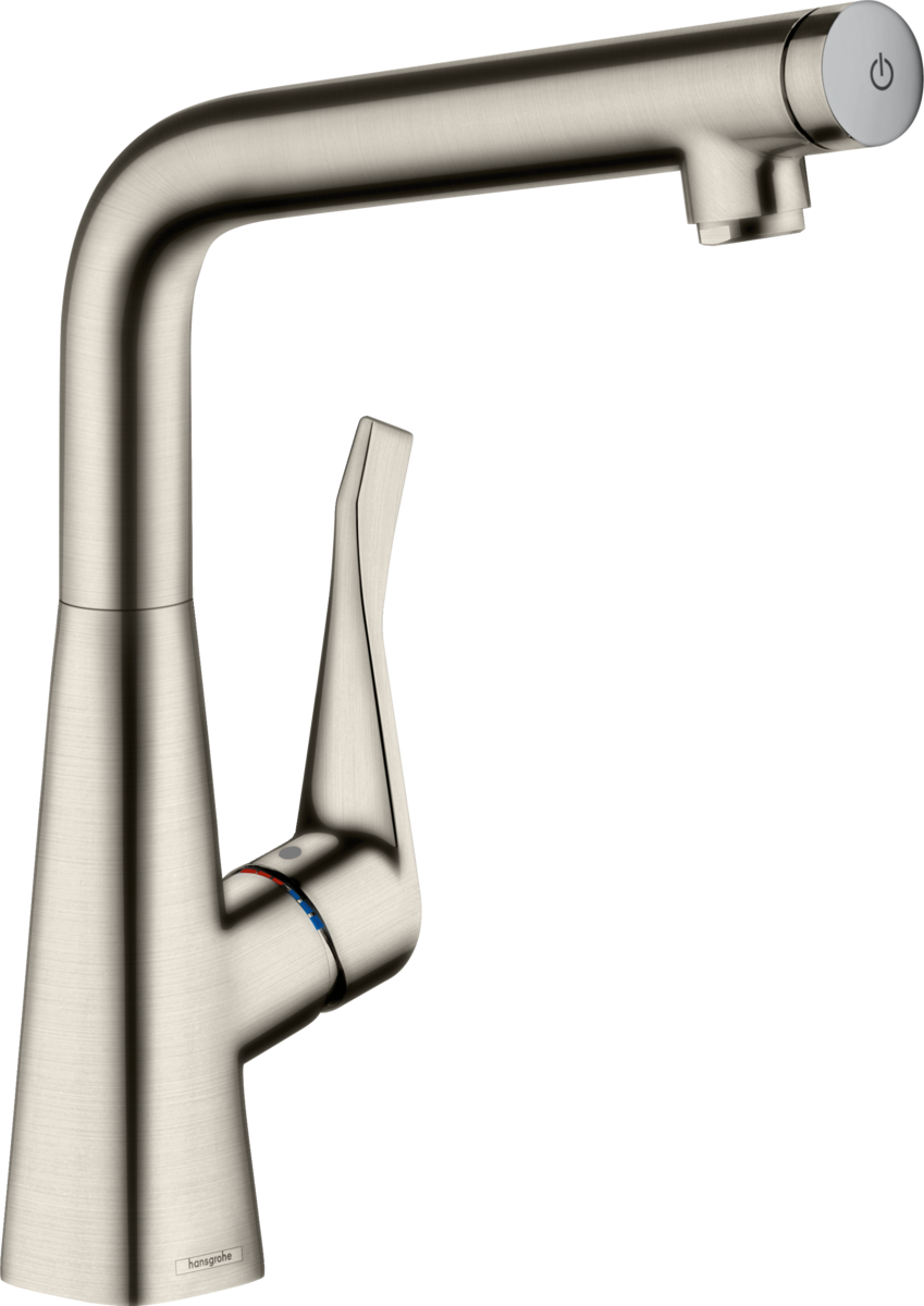 HANSGROHE Metris Select M71 Páková kuchyňská baterie 320, 1jet #14883800 - nerezová ocel