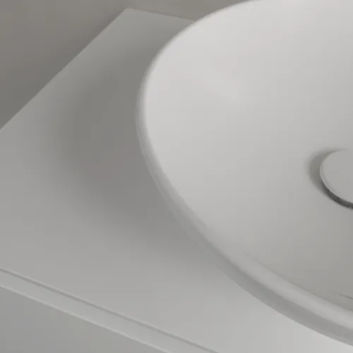 VILLEROY BOCH Umyvadlo na desku Loop & Friends, 420 x 420 x 120 mm, Stone White CeramicPlus, bez přepadu #4A4601RW, obrázek 5