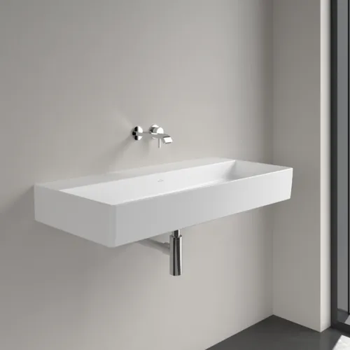 VILLEROY BOCH Umyvadlo Memento 2.0, 1000 x 470 x 135 mm, Stone White CeramicPlus, bez přepadu, leštěné #4A221FRW, obrázek 2