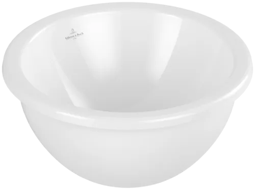 VILLEROY BOCH Podomítkové umyvadlo Loop & Friends, 330 x 330 x 190 mm, bílá Alpine, bez přepadu #4A510101