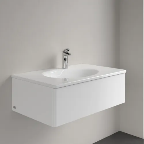 VILLEROY BOCH Umyvadlo na skříňku Antao, 800 x 500 x 150 mm, bílá Alpine CeramicPlus, se skrytým přepadem #4A7584R1, obrázek 2