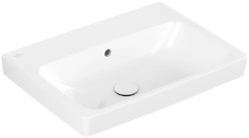 VILLEROY BOCH Umyvadlo Architectura, 600 x 445 x 165 mm, bílé Alpin AntiBac CeramicPlus, s přepadem, leštěné #4A876JT2