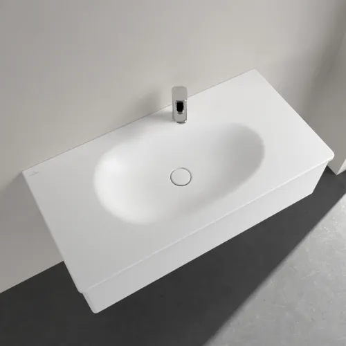 VILLEROY BOCH Umyvadlo na skříňku Antao, 1000 x 500 x 150 mm, Stone White CeramicPlus, bez přepadu #4A76A2RW, obrázek 4