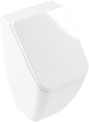 VILLEROY BOCH Venticello sací pisoár, na víko, skrytý přívod, 285 x 320 mm, Stone White CeramicPlus #5504R1RW