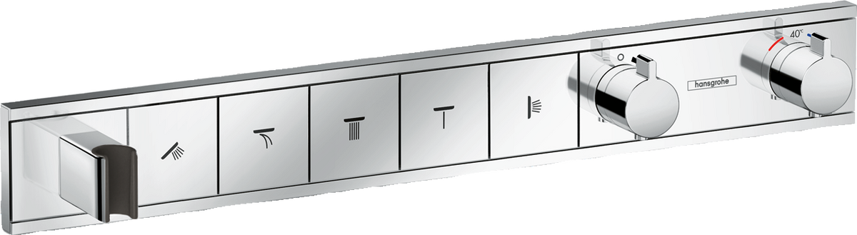 HANSGROHE RainSelect termostat pod omítku pro 5 spotřebičů chrom 15358000