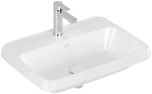 VILLEROY BOCH Vestavné umyvadlo Architectura, 600 x 450 x 170 mm, bílá Alpine CeramicPlus, bez přepadu, neleštěné #5A6761R1