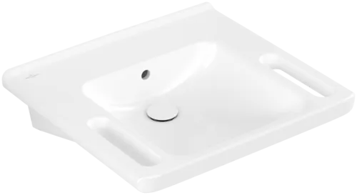 VILLEROY BOCH Umyvadlo ViCare ViCare, 600 x 550 x 180 mm, bílé Alpin AntiBac CeramicPlus, s přepadem #4A6862T2