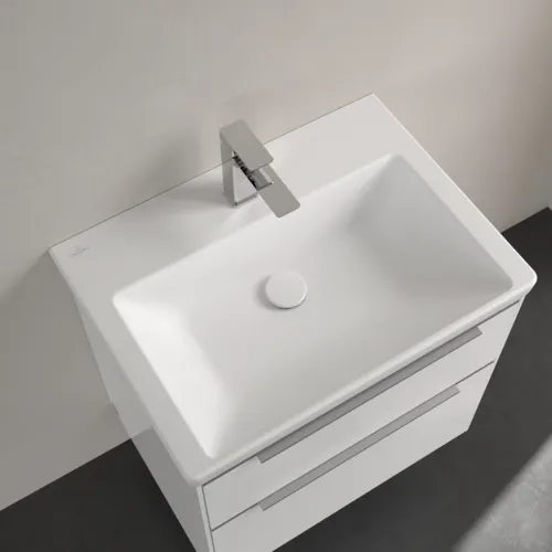 VILLEROY BOCH Umyvadlo Subway 3.0, 650 x 470 x 165 mm, Stone White CeramicPlus, bez přepadu #4A7066RW, obrázek 4