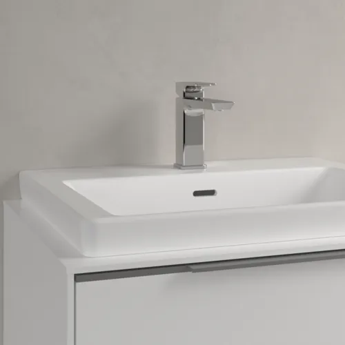 VILLEROY BOCH Umyvadlo Subway 3.0, 600 x 470 x 165 mm, Stone White CeramicPlus, s přepadem, leštěné #4A706GRW, obrázek 6