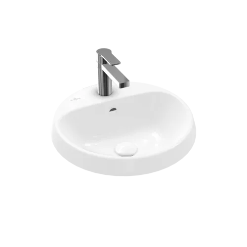 VILLEROY BOCH Vestavné umyvadlo Architectura, 450 x 450 x 170 mm, bílá Alpine CeramicPlus, s přepadem, neleštěné #5A6545R1