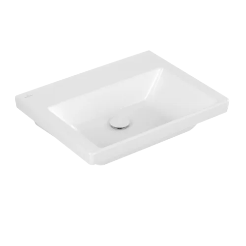 VILLEROY BOCH Umyvadlo Subway 3.0, 600 x 470 x 165 mm, bílá Alpine, bez přepadu, leštěné #4A706F01