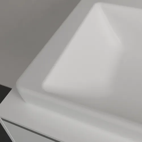 VILLEROY BOCH Umyvadlo Subway 3.0, 600 x 470 x 165 mm, Stone White CeramicPlus, bez přepadu, leštěné #4A706FRW, obrázek 5