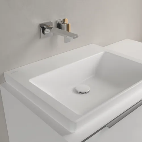 VILLEROY BOCH Umyvadlo Subway 3.0, 600 x 470 x 165 mm, Stone White CeramicPlus, bez přepadu, leštěné #4A706FRW, obrázek 7