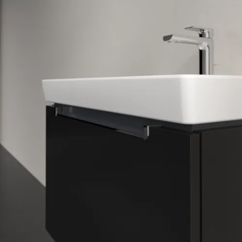 VILLEROY BOCH Subway 2.0 Vanity unit, 1 zásuvka, 637 x 420 x 454 mm, černý matný lak #A68810PD, obrázek 5