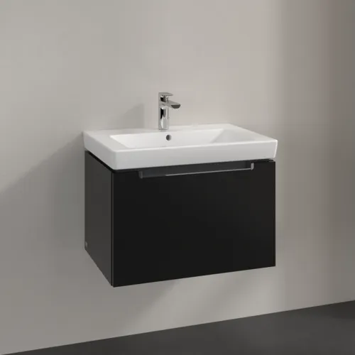 VILLEROY BOCH Subway 2.0 Vanity unit, 1 zásuvka, 637 x 420 x 454 mm, černý matný lak #A68810PD, obrázek 2