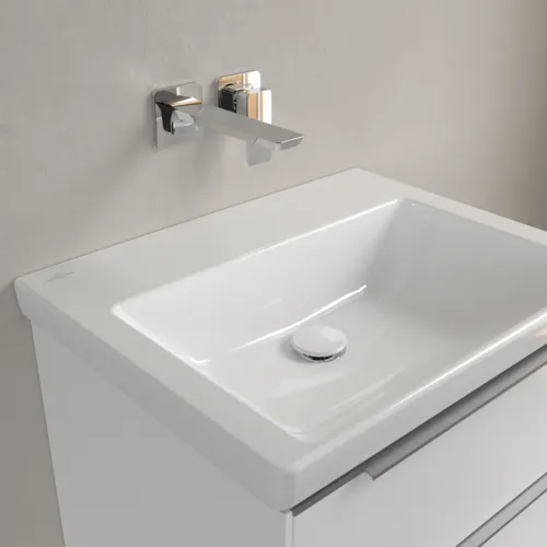 VILLEROY BOCH Umyvadlo Subway 3.0, 600 x 470 x 165 mm, bílé Alpine CeramicPlus, bez přepadu #4A7063R1, obrázek 7