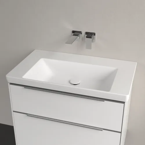 VILLEROY BOCH Umyvadlo Subway 3.0, 800 x 470 x 165 mm, Stone White CeramicPlus, bez přepadu #4A7083RW, obrázek 3