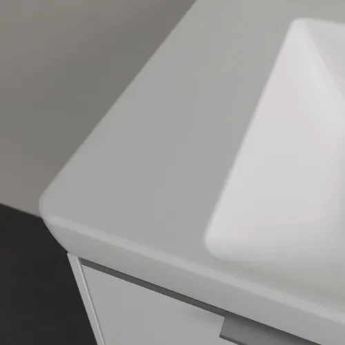 VILLEROY BOCH Umyvadlo Subway 3.0, 800 x 470 x 165 mm, Stone White CeramicPlus, bez přepadu #4A7083RW, obrázek 5