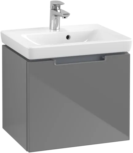 VILLEROY BOCH Subway 2.0 Vanity unit, 1 zásuvka, 485 x 420 x 379 mm, lesklá šedá #A68510FP, obrázek 2