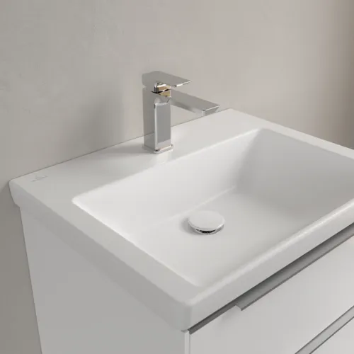 VILLEROY BOCH Umyvadlo Subway 3.0, 600 x 470 x 165 mm, Stone White CeramicPlus, bez přepadu #4A7061RW, obrázek 7