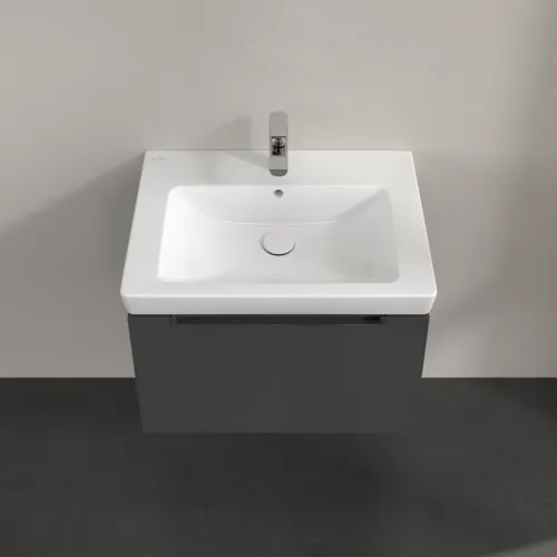 VILLEROY BOCH Subway 2.0 Vanity unit, 1 zásuvka, 637 x 420 x 454 mm, lesklá šedá #A68810FP, obrázek 4