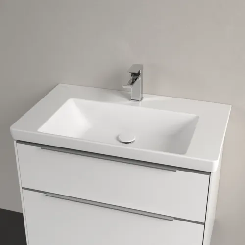 VILLEROY BOCH Umyvadlo Subway 3.0, 800 x 470 x 165 mm, Stone White CeramicPlus, bez přepadu #4A7081RW, obrázek 3