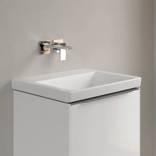 VILLEROY BOCH Umyvadlo Subway 3.0, 550 x 440 x 165 mm, Stone White CeramicPlus, bez přepadu #4A70F6RW, obrázek 2
