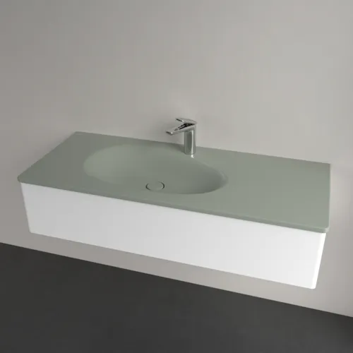 VILLEROY BOCH Umyvadlo na skříňku Antao, 1200 x 500 x 150 mm, Morning Green CeramicPlus, bez přepadu #4A77L2R8, obrázek 3