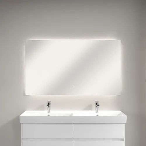 VILLEROY BOCH Více k vidění Zrcadlo Lite, s osvětlením, 1300 x 750 x 24 mm #A4591300, obrázek 3
