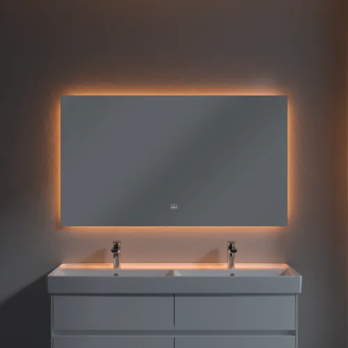 VILLEROY BOCH Více k vidění Zrcadlo Lite, s osvětlením, 1300 x 750 x 24 mm #A4591300, obrázek 8