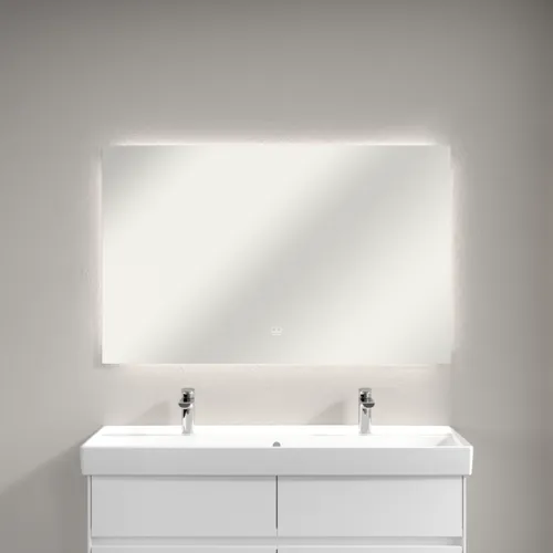 VILLEROY BOCH Více k vidění Zrcadlo Lite, s osvětlením, 1200 x 750 x 24 mm #A4591200, obrázek 3